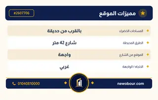 أرض - تم التخصيص 500 م² عمارة سكني — مدينة العبور الجديدة، الحي العاشر، مجاورة 6 — بطاقة الإعلان — 5