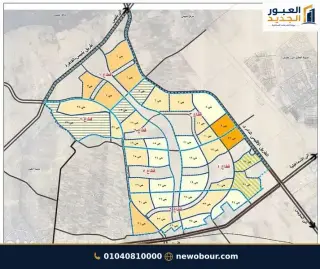أرض - تم التخصيص 276 م² عمارة سكني — مدينة العبور الجديدة، الحي الثاني والثلاثون، مجاورة 2 — من المدينة — المخطط العام — 8