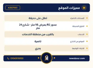 أرض - تم التخصيص 500 م² عمارة سكني — مدينة العبور الجديدة، الحي السابع عشر، مجاورة 3 — بطاقة الإعلان — 5