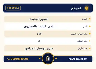 أرض - تم التخصيص 500 م² عمارة سكني — بطاقة الإعلان — 2