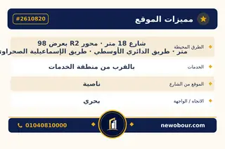 أرض - تم التخصيص 209 م² عمارة سكني — مدينة العبور الجديدة، الحي الثاني والثلاثون، مجاورة 3 — بطاقة الإعلان — 12