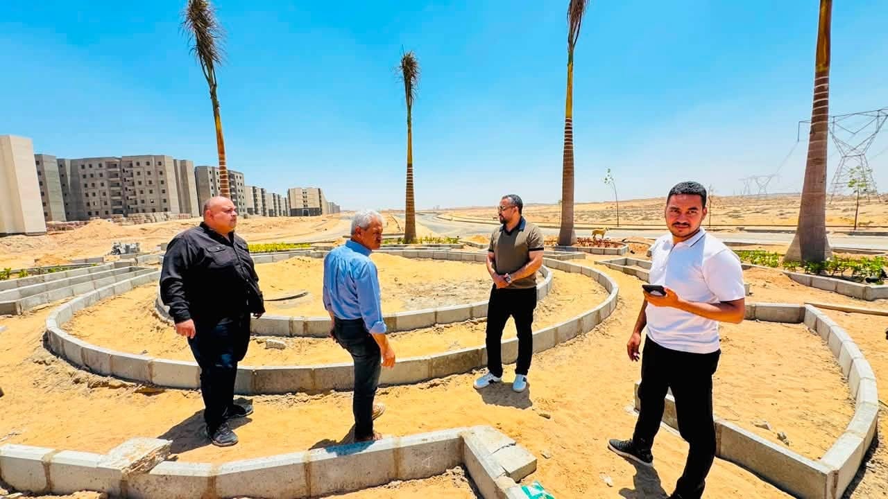 رئيس الجهاز يتابع الطرق والمرافق والزراعة حول «سكن لكل المصريين» والإسكان الأخضر بالحي 37 — صورة 3