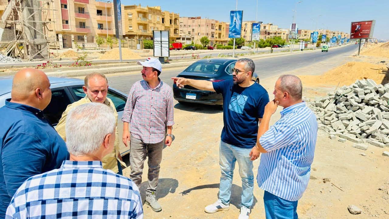 رئيس الجهاز يتفقد إنشاء بوابة المدخل الشرقي ومرافق الحي 19 (الطلائع سابقًا) — صورة 4