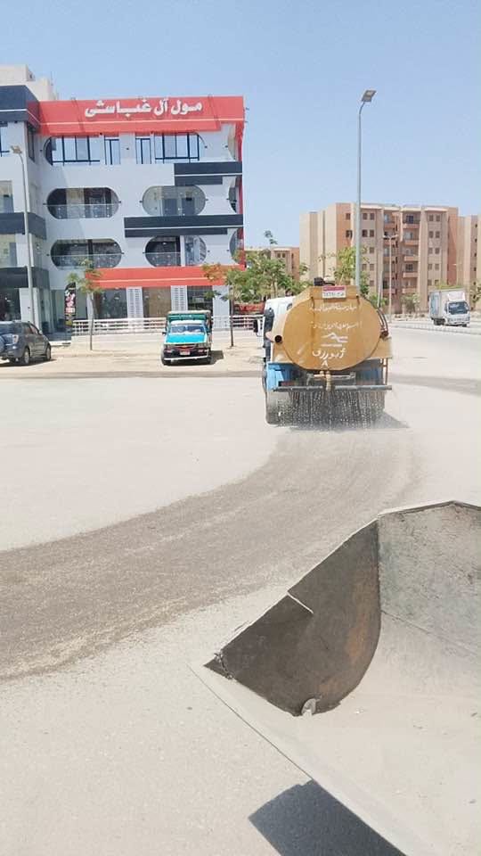نظافة ورش ناموس وتطهير مطابق الصرف وصيانة خزان المياه 10 آلاف م³ — صورة 4