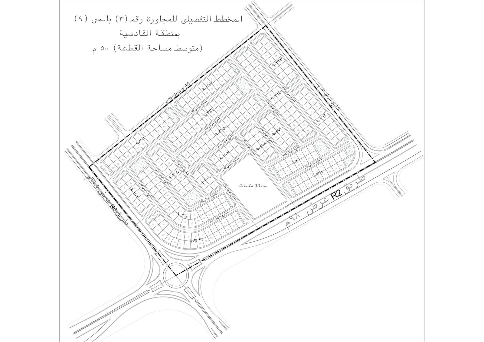 مخططات قطع أراضي القرعات 58 و59 و60 متاحة للتحميل — صورة 3